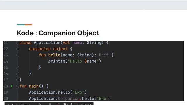 Belajar Kotlin OOP - 36 Companion Object смотреть онлайн