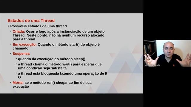 Programação Orientada a Objetos - Threads em Java смотреть онлайн
