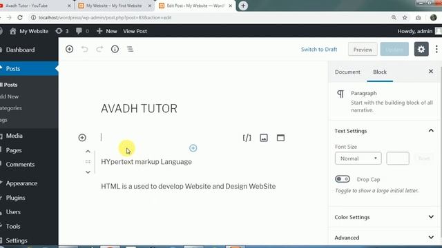 animated text effects plugin in wordpress || animation headline effect in wordpress || wordpress смотреть онлайн