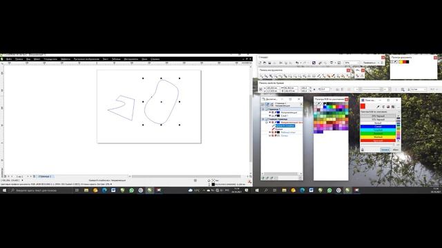 Инструменты рисования В CorelDraw смотреть онлайн