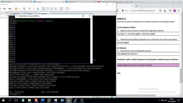 SERVIDOR SSH , GIT BASH ,PUTTY смотреть онлайн