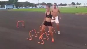 Упражнения на лестнице и барьерах из легкой атлетике