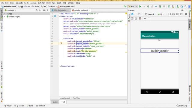 Android Studio Dersleri 3: Gravity, margin, padding смотреть онлайн