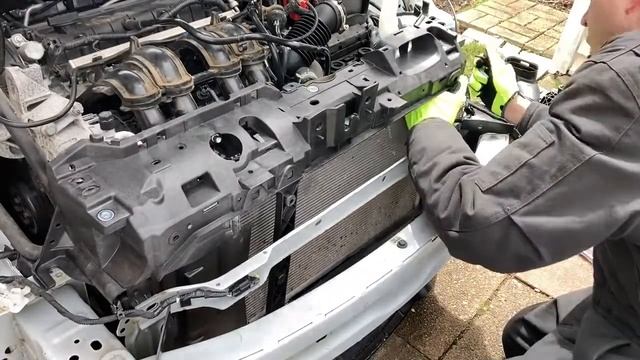 FIESTA IS BUSTED WORSE THAN I THOUGHT!!!! | FORD FIESTA RADIATOR SUPPORT INSTALL