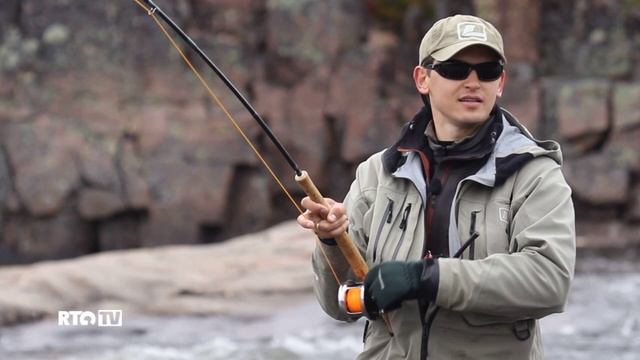 Ловля семги нахлыстом, Кольский, р.Рында / Atlantic Salmon fly fishing oh the Rynda river. смотреть онлайн