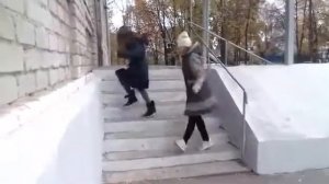 Шафл на лестнице
