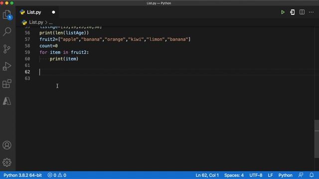List Part 3 (Check if Item Exists, Loop Through a List and Sort Lists ) смотреть онлайн