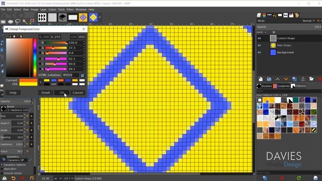 Design + Import Patterns Easily | GIMP 2.10 Tutorial смотреть онлайн