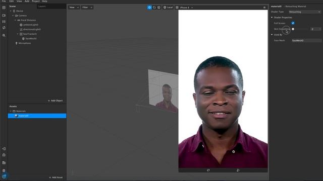 ✅КАК СДЕЛАТЬ РЕТУШЬ (Гладкая кожа) в SPARK AR смотреть онлайн