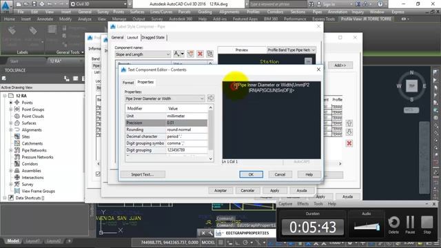 AUTOCAD CIVIL 3D 2016 REDES DE ALCANTARILLADO PARTE 13 смотреть онлайн