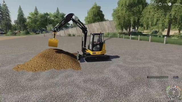 John Deere 50G Mini Excavator! (by Peppe978) | Farming Simulator 19 смотреть онлайн