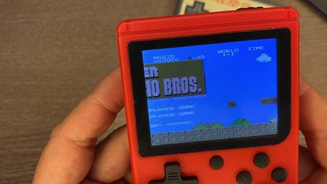 Карманная Денди из китая за 700 рублей. 400 игр, переносная, можно играть вдвоем. смотреть онлайн