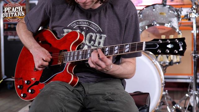 No Talking...Just Tones | Gibson ES-345 Sixties Cherry смотреть онлайн