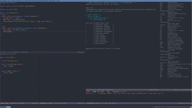 TDDing a Java application using Emacs смотреть онлайн