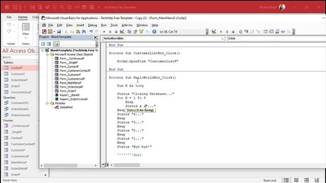Using the Sleep Function to Make Your Database Wait in Microsoft Access VBA смотреть онлайн