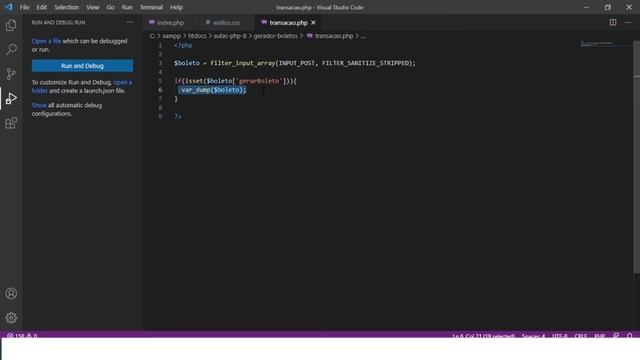 CRIANDO UM GERADOR DE BOLETOS E PIX PHP 8 PARTE 3 - MAYKON SILVEIRA смотреть онлайн