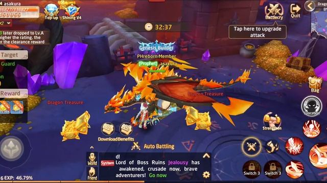 Gaia Odyssey Game Play | Level 250 | Solo Dungeon смотреть онлайн