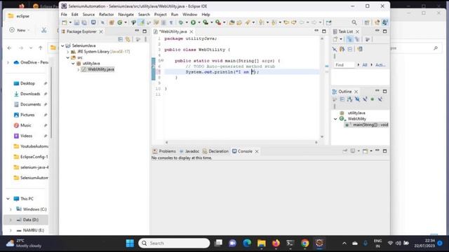 Selenium 4 Configuration with Java & Eclipse смотреть онлайн