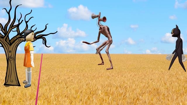 어몽어스 오징어 게임 squid game / among us / siren head / cartoon cat / granny / piggy / zombie смотреть онлайн
