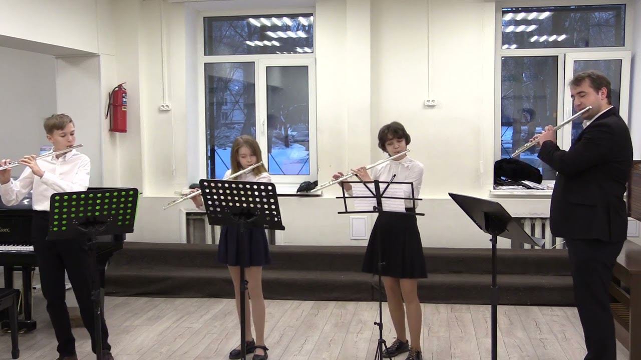 Г. Форе - Сицилиана для 4-х флейт (переложение Васильева А.В.) смотреть онлайн