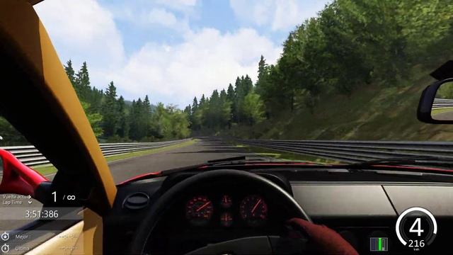 Assetto Corsa Nordschleife Ferrari 512TR Testarossa Onboard смотреть онлайн