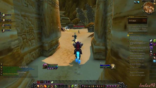 World of Warcraft ZUL FARRAK DUNGEON - Legion Warlock Gameplay смотреть онлайн