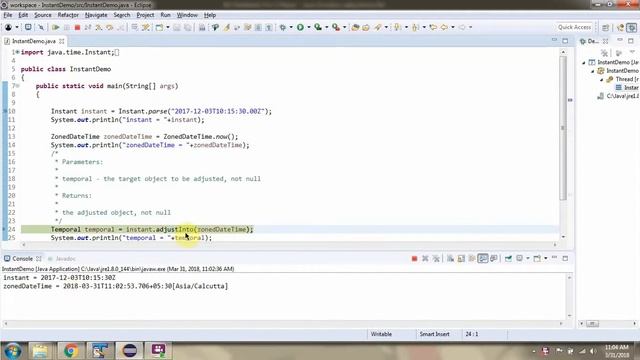 How to use adjustInto method of Instant class? | Java 8 Date and Time смотреть онлайн