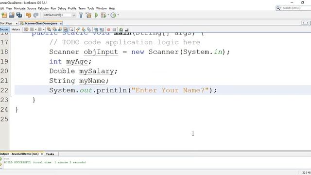 Using Scanner Class in Java смотреть онлайн