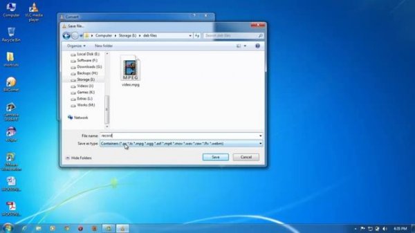 How to record Web Camera Videos using VLC media player