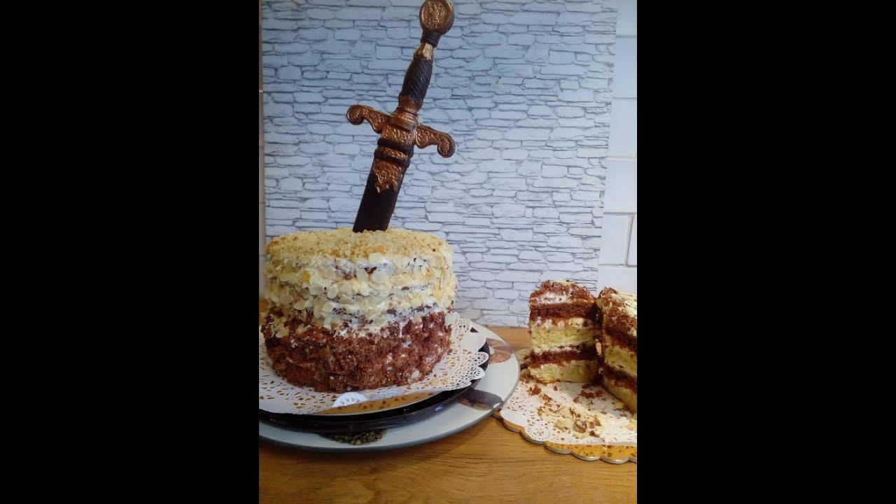 Сметанный торт, ну очень вкусный! Самый простой рецепт. Пальчики оближете! Нomemade sour cream cake смотреть онлайн