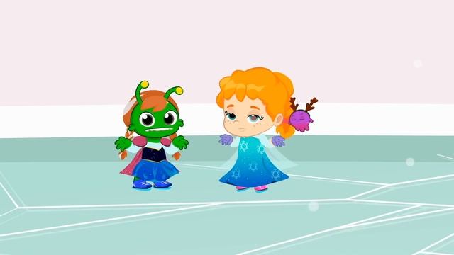Groovy The Martian changes his color when eating colorful jelly ???Groovy now's blue! смотреть онлайн