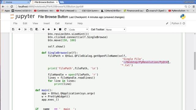 PyQt4 (Python GUI) 6: File Browse Button смотреть онлайн