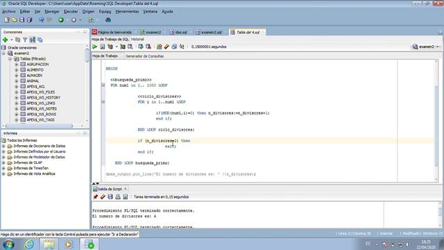 Vídeo 9 PL/SQL FOR anidado y EXIT смотреть онлайн