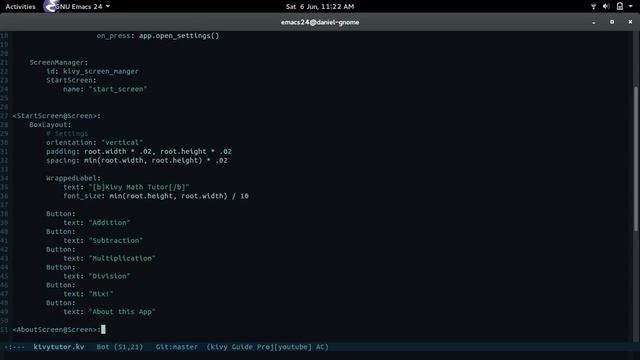 Kivy Tutorial Part 3 - Custom Widget and More Screens смотреть онлайн