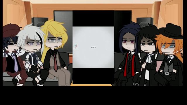 Bungou Stray Dogs react to Dazai Osamu - BSD React to смотреть онлайн