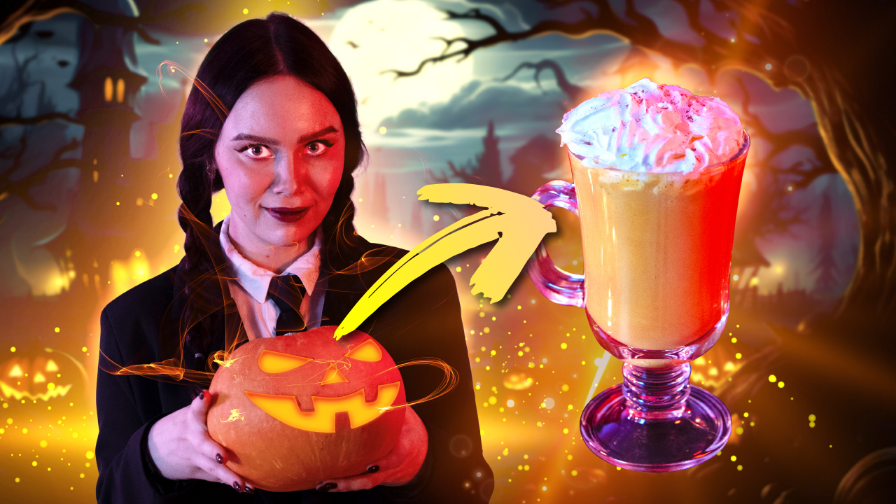 Тыквенный латте на ХЭЛЛОУИН ? смотреть онлайн
