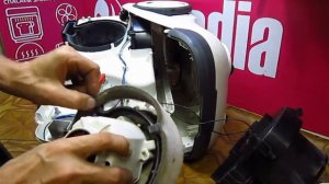 Гудит, но не сосёт - Замена мотора пылесоса Thomas