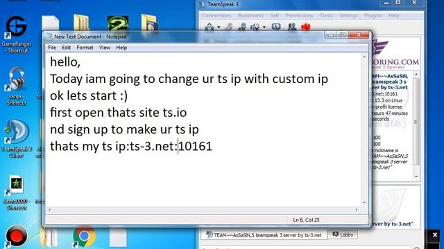 how to change ts3 ip with custom ip,100% working nd Easy !!! смотреть онлайн