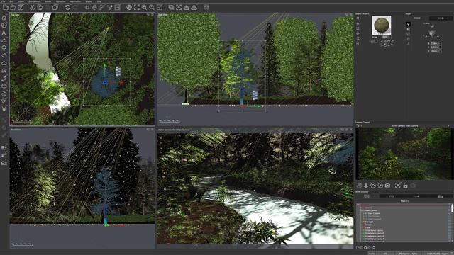 Creating river in the forest Final touchup and rendering 7. How to create Epic Landscapes in Vue. смотреть онлайн