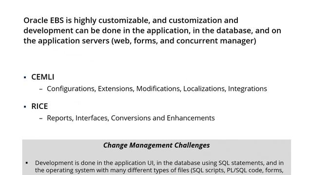 Effective Oracle E Business Suite Change Management from DBA to Auditor смотреть онлайн