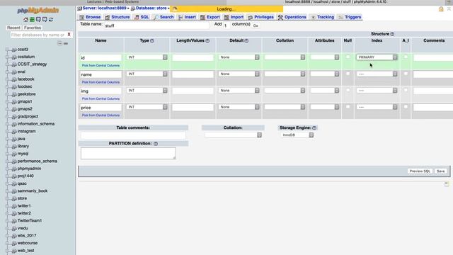 PHP - PHPMyAdmin смотреть онлайн