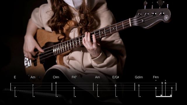 19. 비비 (BIBI) - 밤양갱 베이스 커버 【★★☆☆☆】 | BassGuitar tutorial | Bass 악보 [TAB] смотреть онлайн