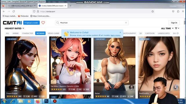 TUTORIAL PAKAI AI STABLE DIFFUSION! Bikin Foto Sebagus, ini hanya dari Teks dan GRATIS?!!! Beta ver смотреть онлайн