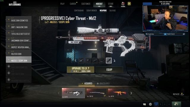 I PAID $1700 FOR THIS SKIN - Do NOT expect to 'Get lucky' - MK12 CyberThreat Maxed (Lv10) - PUBG смотреть онлайн