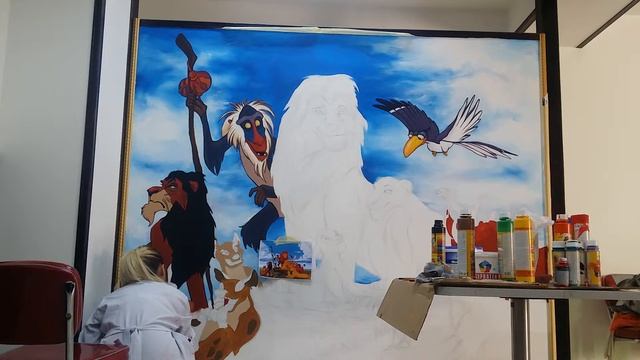 Vlog#? Как я рисую(роспись стен) смотреть онлайн