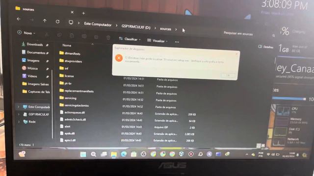 Trying to install Windows 7 on my laptop (Failed) смотреть онлайн