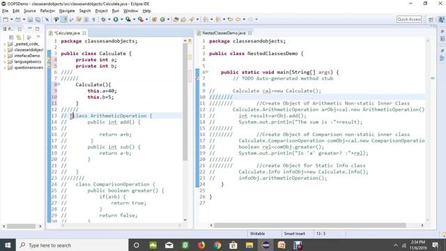 JAVA 4.6 | NESTED CLASSES | Part 1 | STATIC NESTED CLASSES, INNER CLASSES | JAVA TUTORIOLS смотреть онлайн