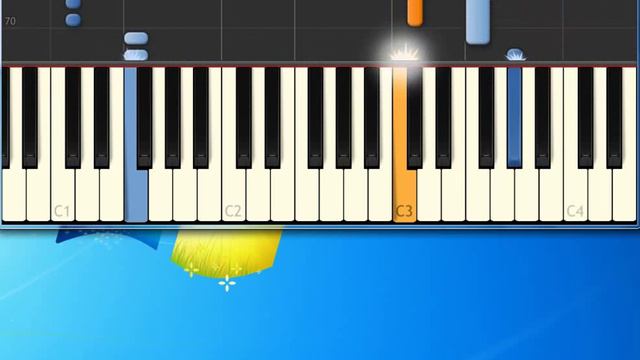 Chances Roxette [Piano tutorial by Synthesia] смотреть онлайн