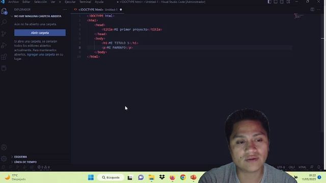 Curso PHP HTML MySQL 03 HTML DOCTYPE HEAD TITLE BODY H1 смотреть онлайн