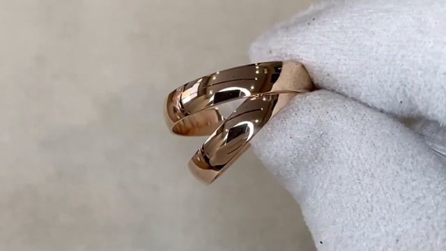 Обручальное кольцо классической формы, ширина 4 мм *ЛК-4/к* смотреть онлайн